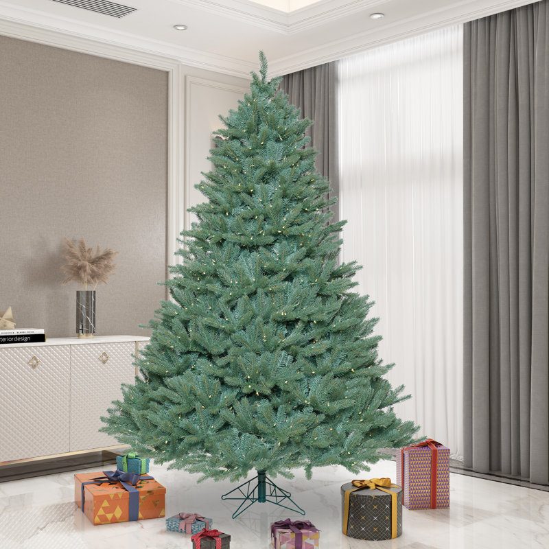 Loon Peak® Colorado 9' Blue Spruce Artificial Christmas Tree with 1650